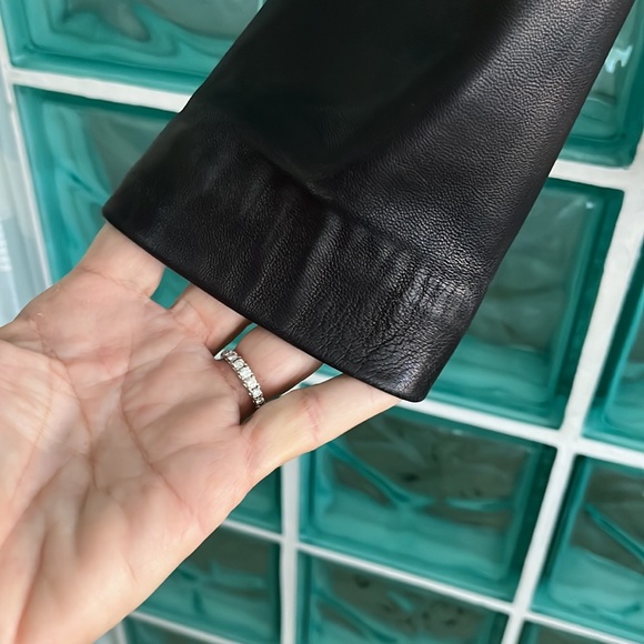 Ann Taylor Leather Jacket - Picture 4 of 7